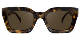 Nevaeh Tortoise Square Sunglasses0
