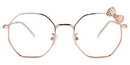 Kaitlyn Geometric Bow Glasses0