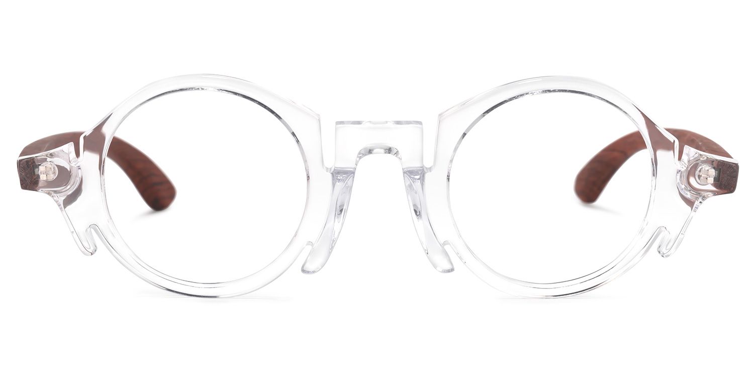 Round Clear Glasses | Zeelool Glasses0