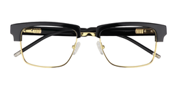 Caldwell Rectangle Black Glasses1