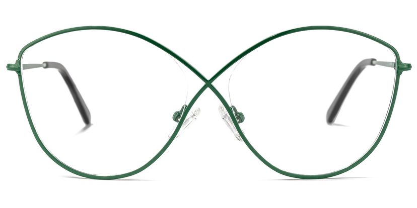 Garcia Geometric Green Glasses