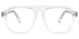 Shane Geometric Clear Glasses0