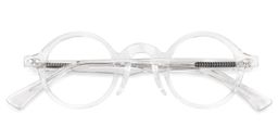 Cedric Round Clear Glasses1