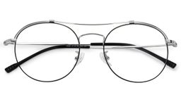 Celia Aviator Black Glasses1