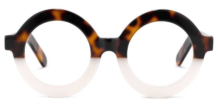 Calhoun Round Two-Tone Glasses