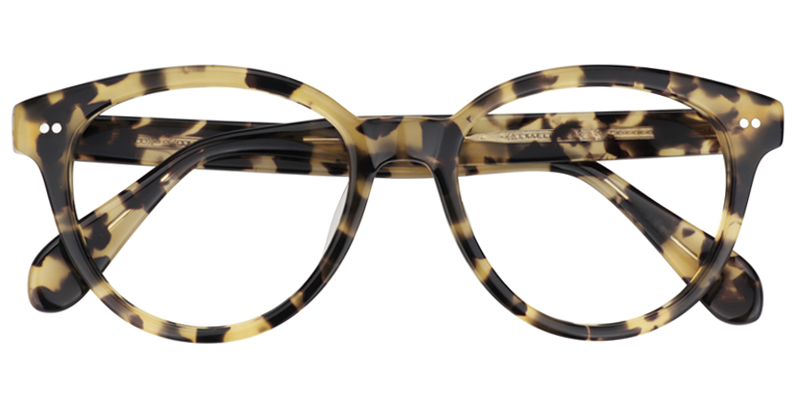 Oval Light Amber Glasses | Zeelool Eyeglass Frames1