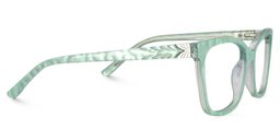 Chauncey Rectangle Green Glasses4