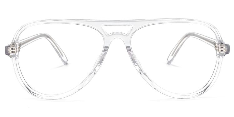 Erwin Geometric Clear Glasses