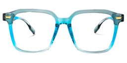 Rivera Square Blue Glasses0