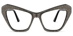 Benita Cateye Black Glasses0