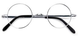 Chelsia Round Silver Glasses1