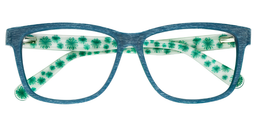 Arlen Rectangle Cyan Glasses1