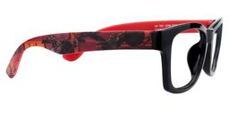 Athena Rectangle Red Glasses4