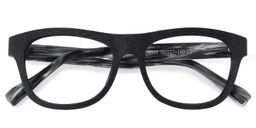 Chip Square Black Glasses1
