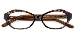 Christophor Cat Eye Light Tortoise Glasses1
