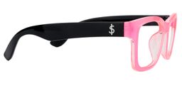 Audrey Rectangle Pink Glasses3
