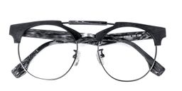 Claudio Aviator Black Glasses1