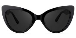Claudette Black Cat eye Sunglasses0