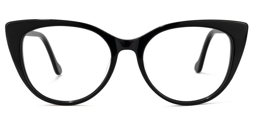 Cadieux Cateye Black Glasses