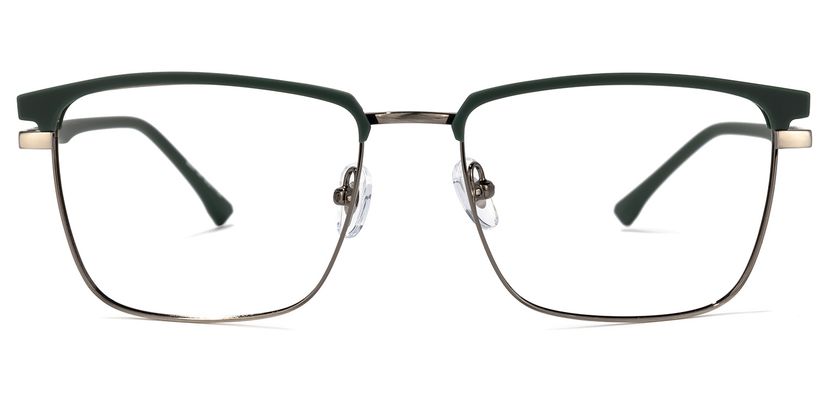 Kierriah Browline Dark-Green Glasses