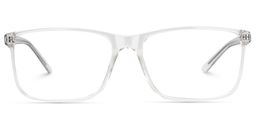 Connie Rectangle Clear Glasses0