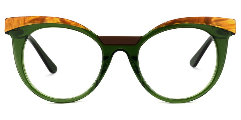 Lismary Cateye Green Glasses