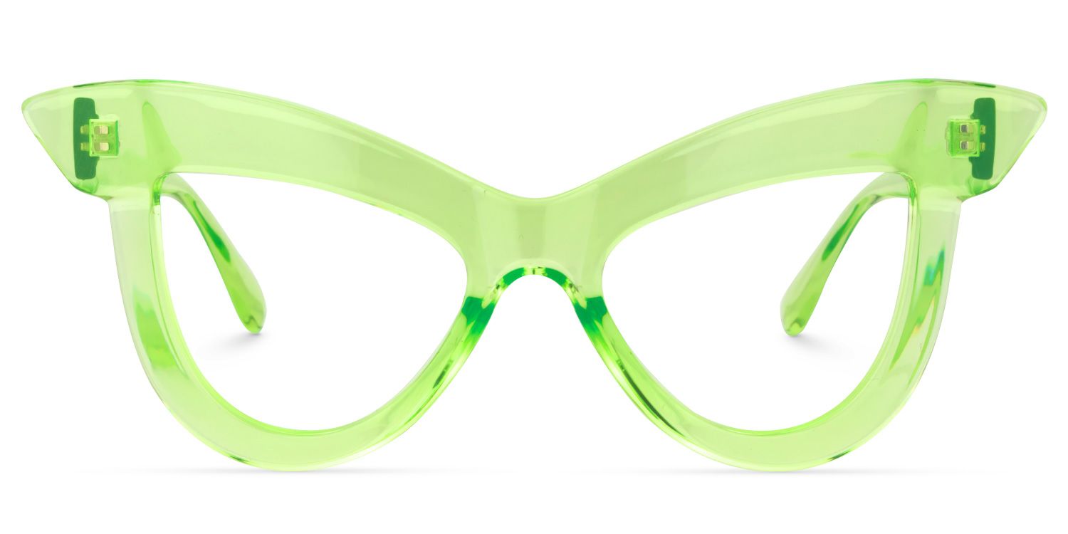Cat Eye Green Glasses | Zeelool Glasses0