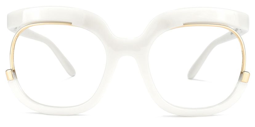 Darice Round White Glasses