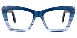 Armelin Cateye Blue Glasses0