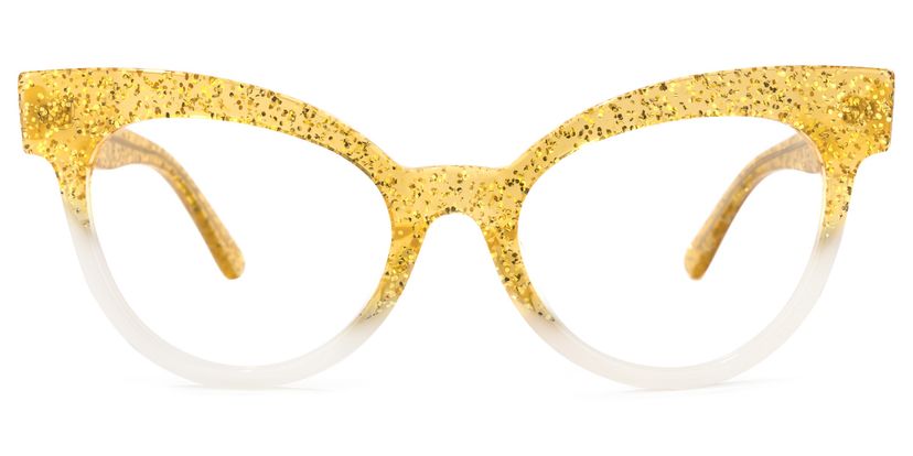 Haydee Cateye Yellow Glasses