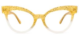Haydee Cateye Yellow Glasses0
