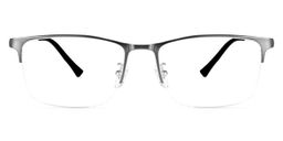 Priscila Rectangle Gray Glasses0