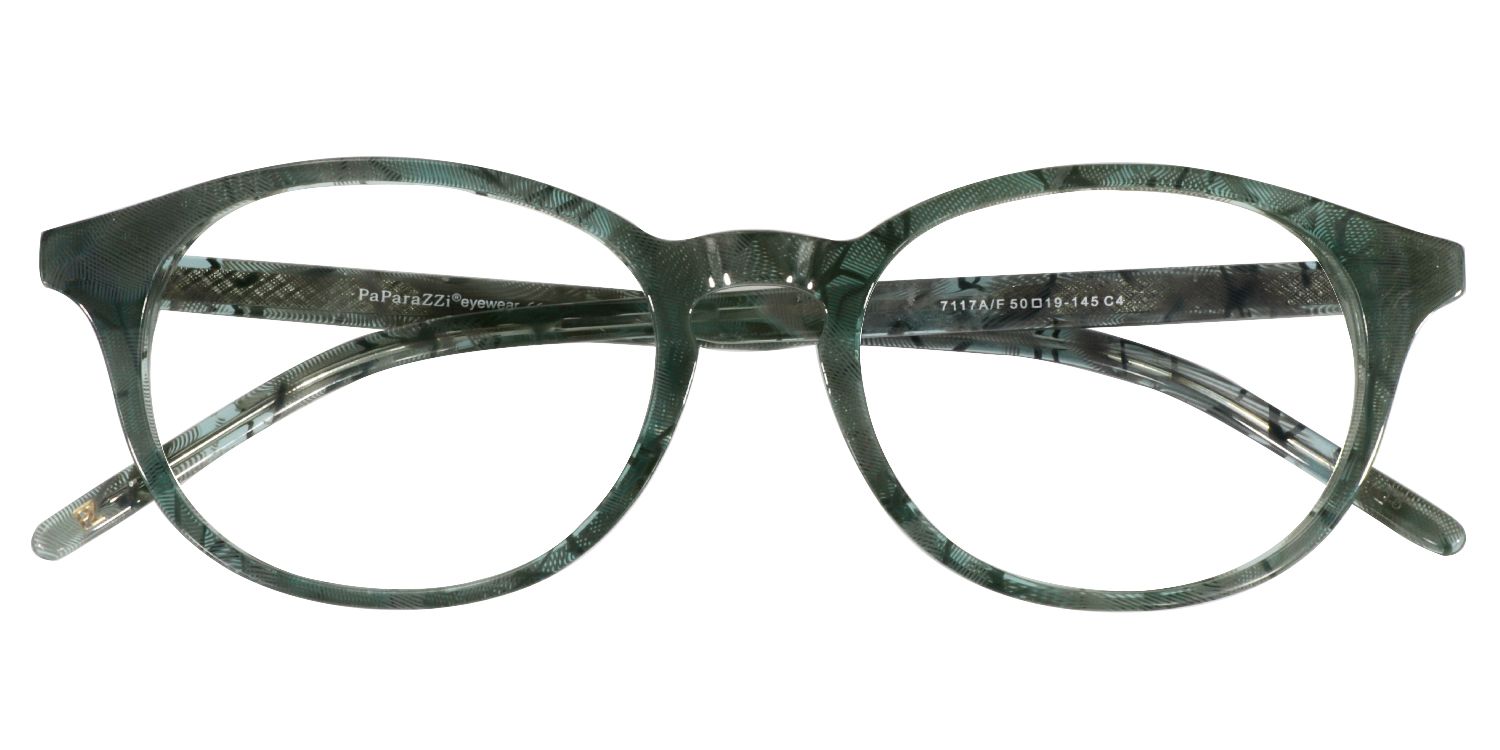 Round Green Tortoise Glasses | Zeelool Glasses1