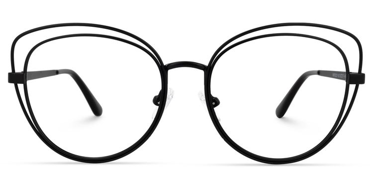Terianna Cateye Black Glasses