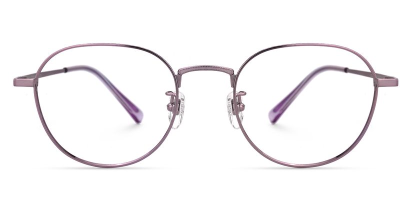 Vasquez Geometric Purple Glasses