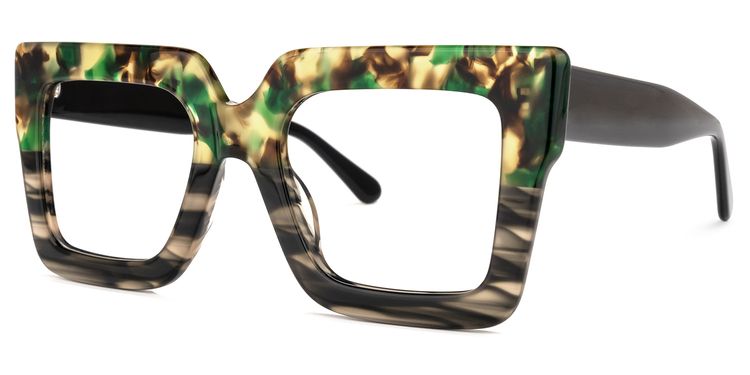 Brandon Square Two-tone Glasses