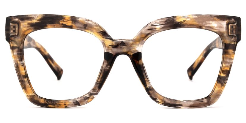 Malcolm Square Brown Glasses