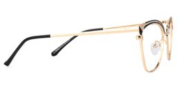 Exey Cateye Black Glasses2