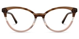 Diane Cateye Brown Glasses0