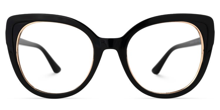 Shepard Cateye Black Glasses