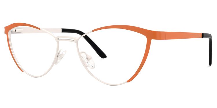 Sydney Cat Eye Orange Glasses
