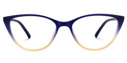 Lucy Cateye Blue Glasses0