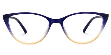 Lucy Cateye Blue Glasses