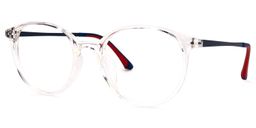 Lanetta Round Clear Glasses1