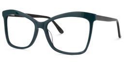 Drake Butterfly Dark-Green Glasses1