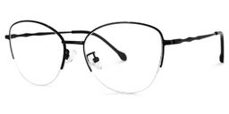 Jesenia Geometric Black Glasses1