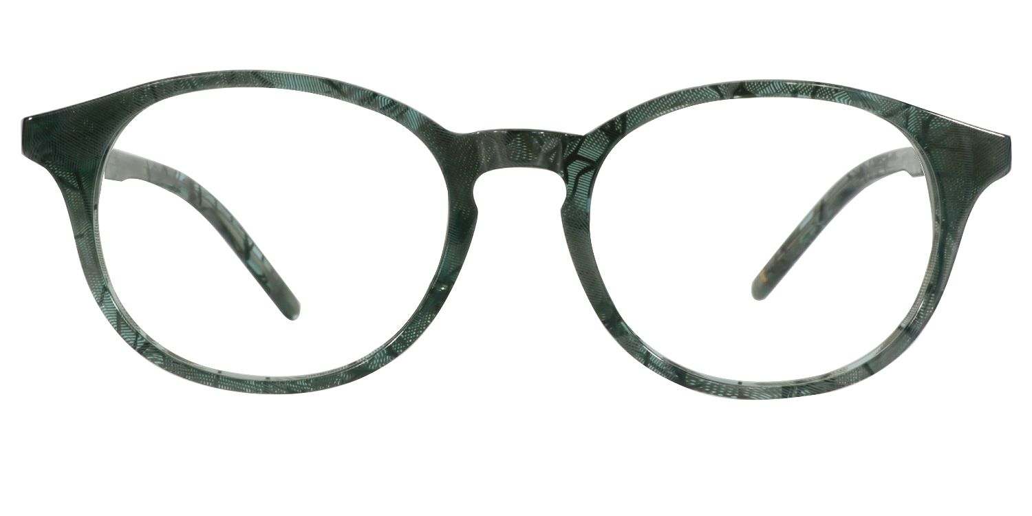 Round Green Tortoise Glasses | Zeelool Glasses0