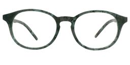 Sims Round Green Tortoise Glasses0