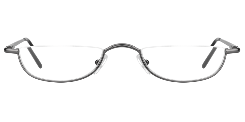 Oval Gray Reading Glasses | Zeelool Reading Glasses0
