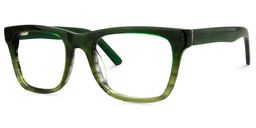Dwight Square Dark Green Glasses2